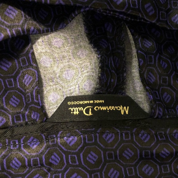 Massimo Dutti satin pants - purple print. NWOT - Picture 3 of 5